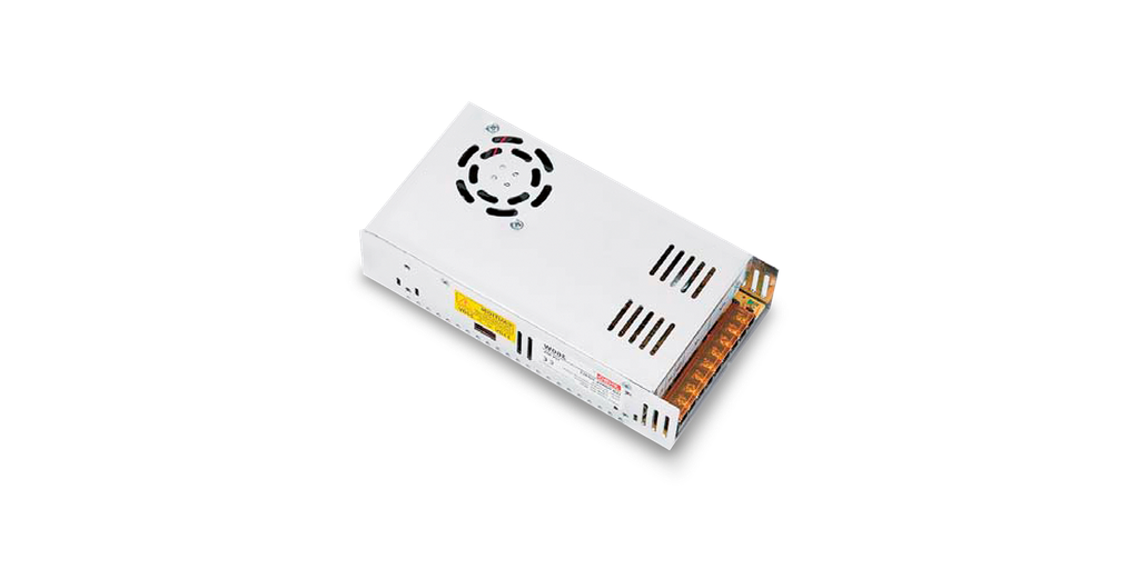 Alimentation 360 watts, IP20, courant 15 ampères, 3 sorties