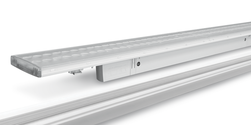 Ligne continue MERCURE -XHE 50W 1500mm 90° 4000K Blanc