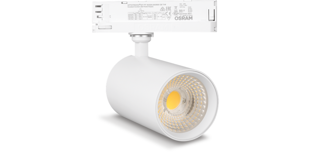 Tracklight VENUS 32W 3000K 36° Blanc IRC90