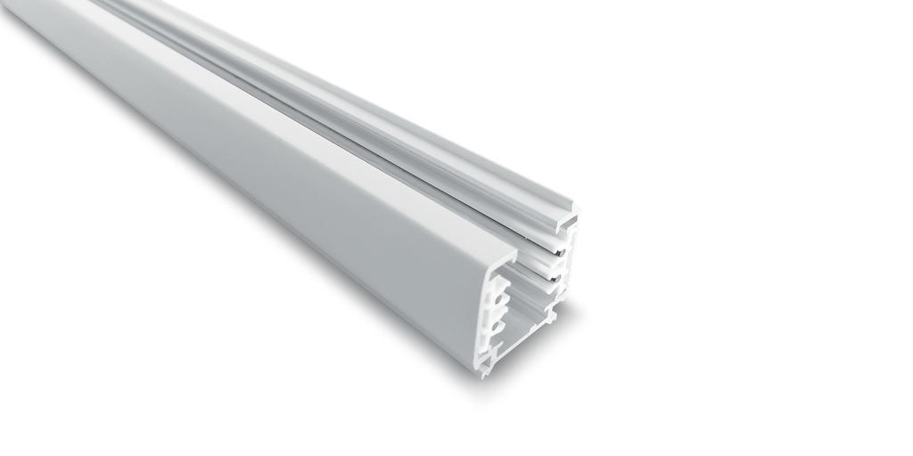 Rail pour Tracklights 3 phases 3m - Couleur blanc