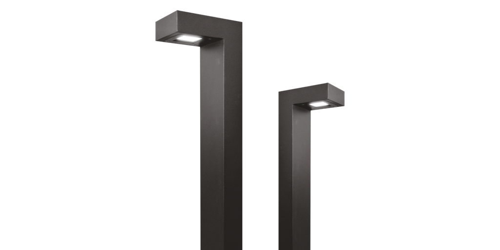 SPEQTRIS Borne LEKA 18W 750mm 3000K RAL9005 (Noir)