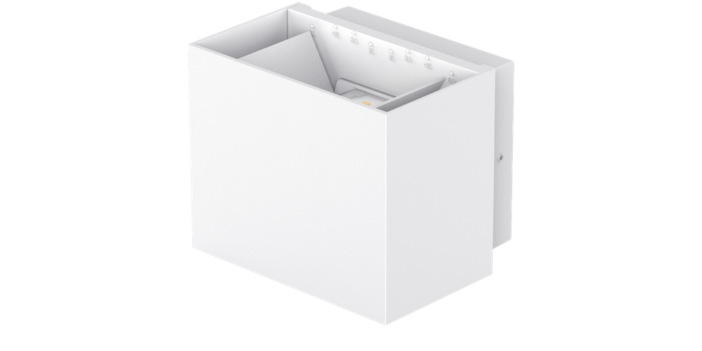 SPEQTRIS Applique murale UMEA 10W - 3000K - finition blanc