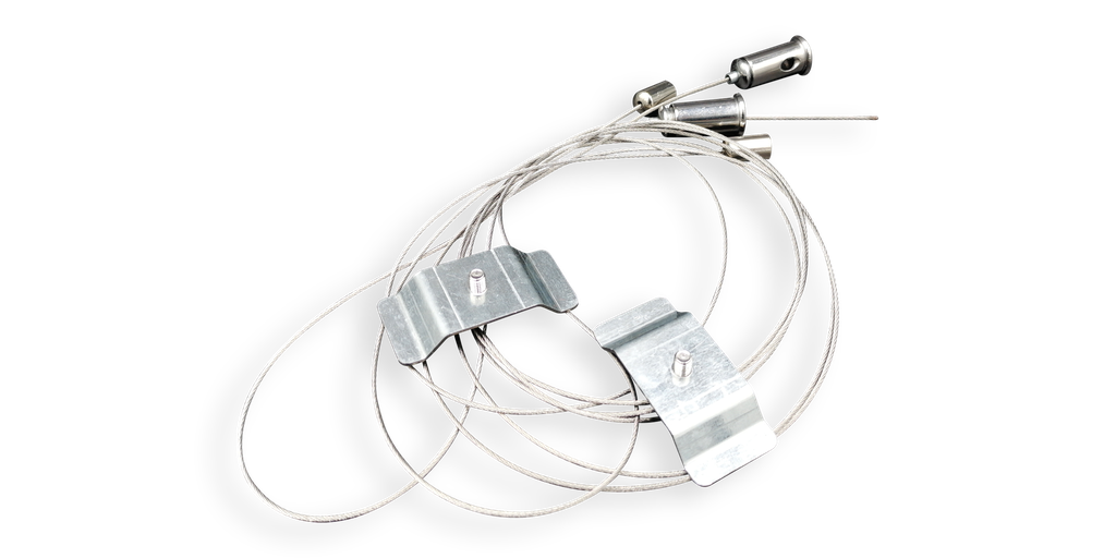 Kit suspension filins 1500mm pour EVOLINK (1 kit par luminaire)