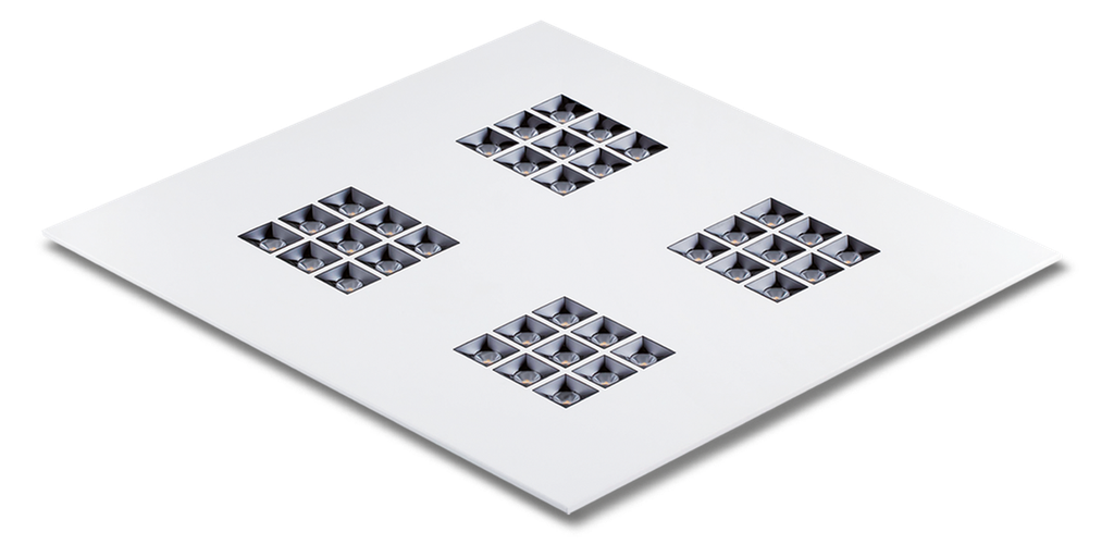 SPEQTRIS Dalle VISBY 600x600 mm 36 leds 30W - 4000K blanc