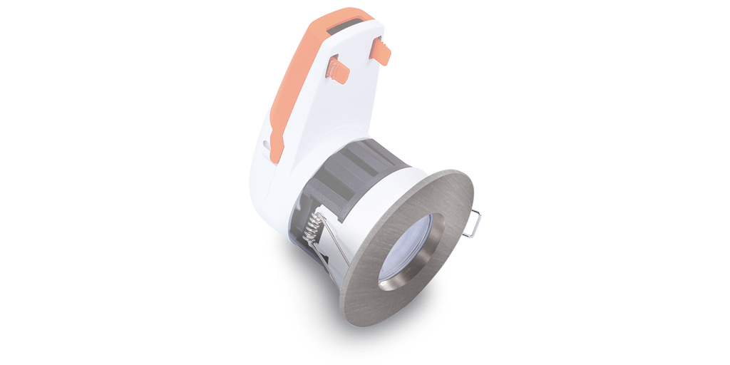 Collerette finition nickel brossé pour downlight OSCAR