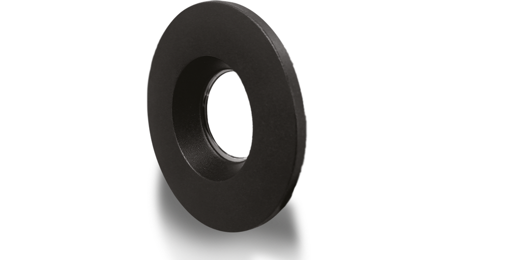 Collerette finition noir pour downlight HECTOR