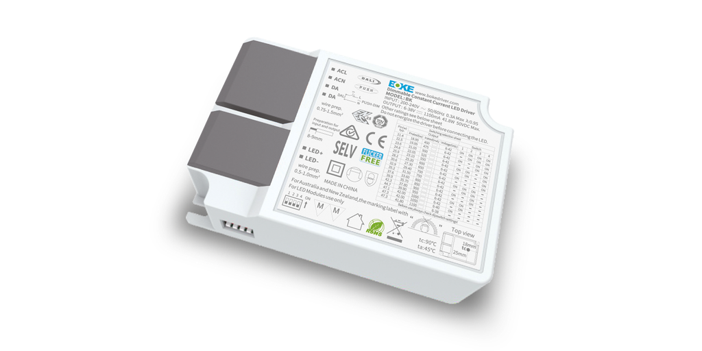 Driver gradable 2-en-1,Dali/Push dim + repiquage pour dalle 6012
