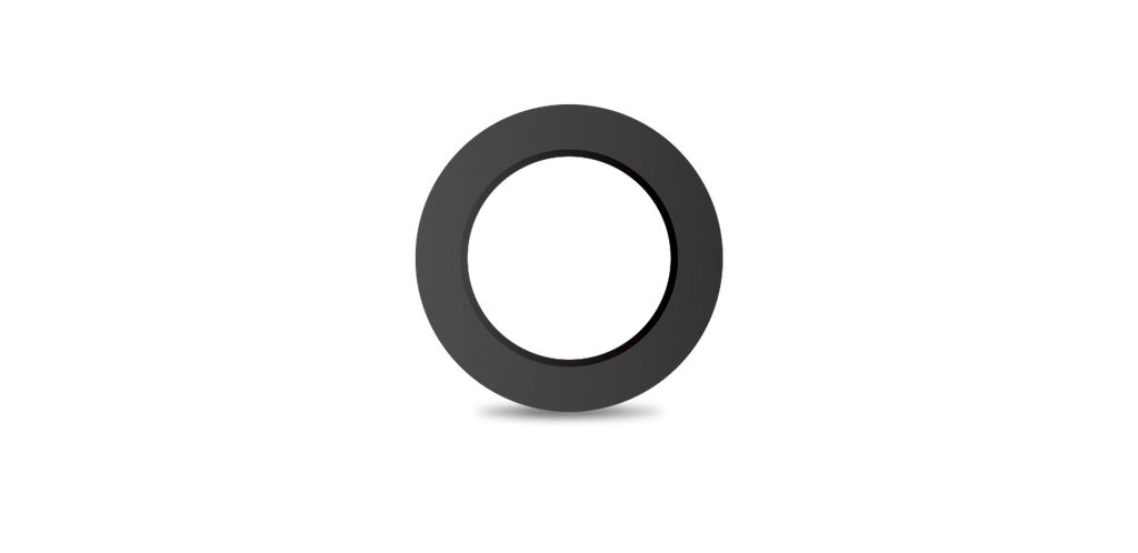 Collerette Rond finition noir pour downlight LUMA boite de 10