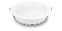 Downlight HORUS 35W 8'' CCT changing IP54 Blanc Cutout 200-210mm 