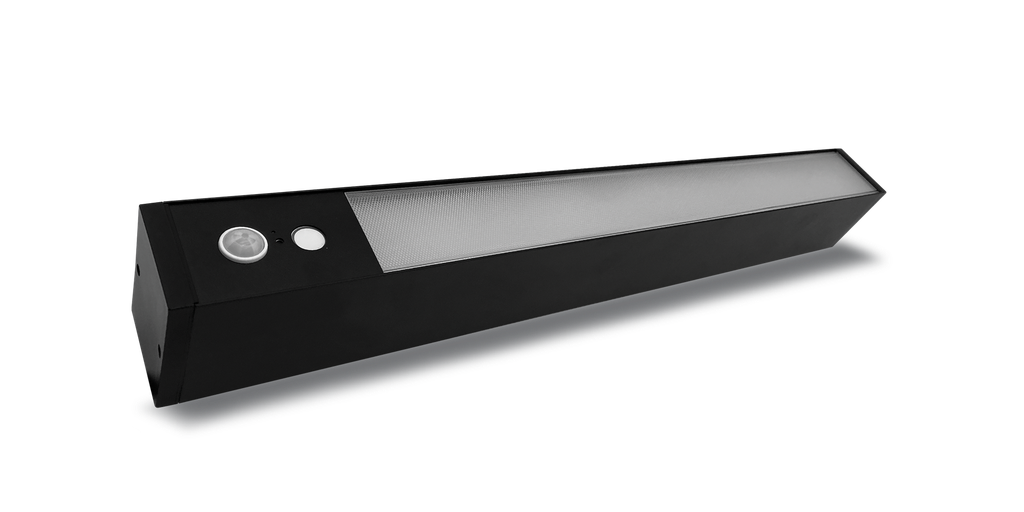Linéaire EVOSMART 45W, 1500mm, CCT, Noir • Détecteur IR GreenSwitch