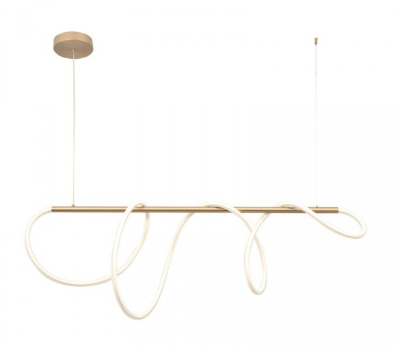 PENDANT LIGHT LED 28W METAL GOLD