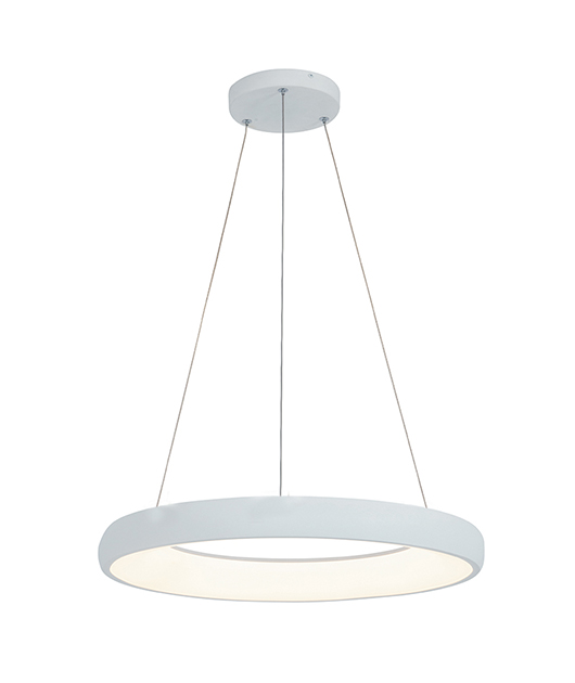 PENDANT LED LIGHT 50W 3000K ALUMINΙUM WHITE