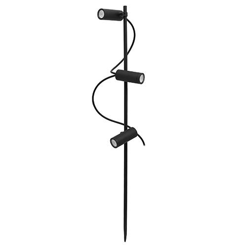 BASIL 3 P 3x4W 3x475Lm 3000K 50° IP65 Noir mat