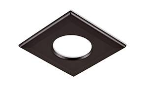 Bague de finition carree 90x90mm noir mat