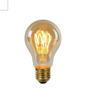 A60 Amp. Fil.-Ambre--LED Dimm.-1xE27-4,9W-2200K