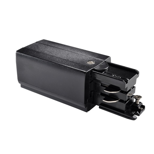 Alimentation pour rail de Tracklight 3 phases - couleur noir - GAUCHE