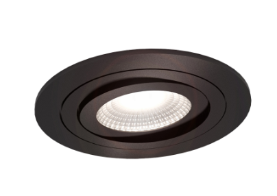 ADÉLAÏDE Spot Encastré Noir structuré Ressorts GU10 Max 50W
