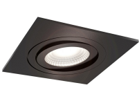 SILVERSTONE Spot Encastré Noir structuré Ressorts GU10 Max 50W