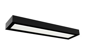 LA PAZ 20 Apparent Plafonnier 3000K Noir AC230V 20W IP20
