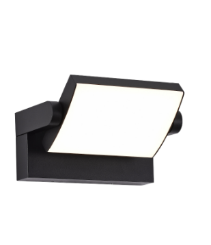OMAHA Extérieur Applique 3000K Noir structuré AC230V 21W IP54