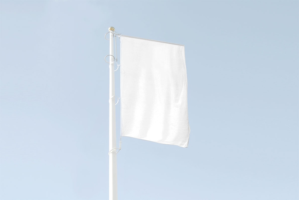 Drapeau avec logo • 150 x 400cm • Avec rail pour Roto-Top et Windtracker