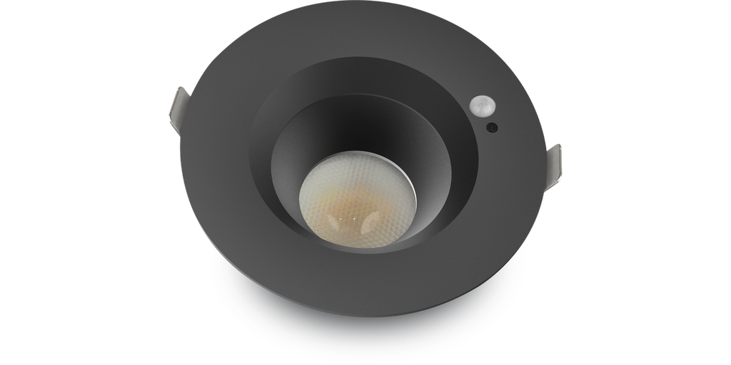 ASSIA NOIR • 18W CCT  • Détecteur IR • GREENSWITCH
