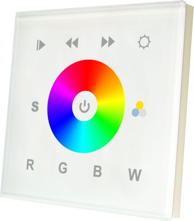 Panneau mural RGB(W) 12-24VDC DMX blanc