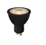 MR16 Amp. led-Noir--LED Dimm.-1xGU10-5W-3000K