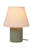 MACIA Lampe de tab.-Vert-1xE14-15W-Cérami.