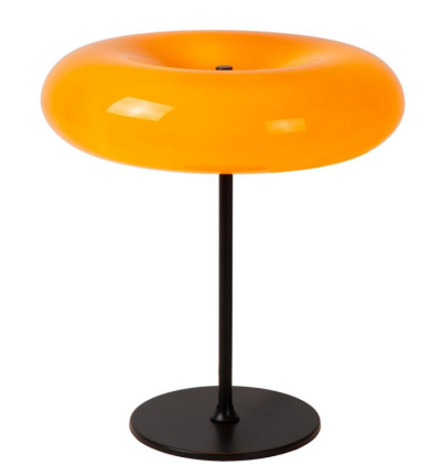 SENTINO Lampe de tab.-Orange-Ø30-3xG9-5W-Verre