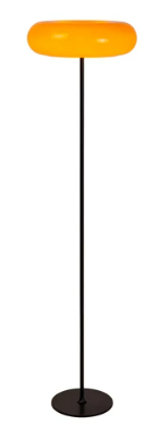 SENTINO Lampadaire-Orange-Ø40-3xG9-5W-Verre