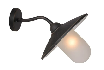 ARUBA Applique mur. Extér.-Rouill.-Ø30-1xE27-60W