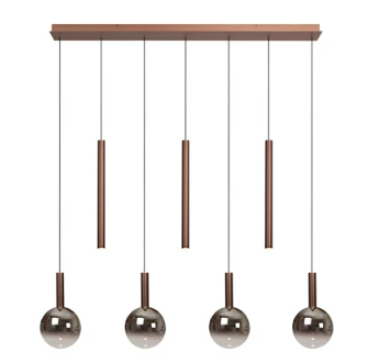 JASMINE Suspension-Cuivre-LED Dimm.-4W-2200K/3300K