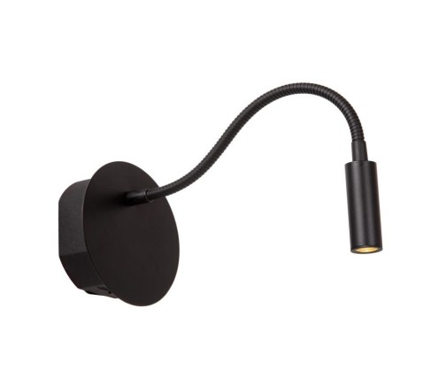 JOLIJN Lampe de che.-Noir-Ø11-LED-2W-3000K--Métal