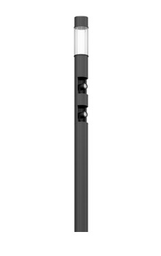 Colonne ARIZONA 6 LED + 2 Projecteurs - 74w - 2967lm sortant - 3000°K - IP65 - IK06 - ø225mm - h = 4800mm - Optique 60 x 69° (G) - 63500h - L80/B10 - Driver DALI - Finition couleur à choisir parmi les 5 RAL standards LIGMAN sans plus value + Colonne APD