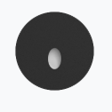 WALO PLAQUE FINITION (Noir structuré, Rond/Oval)
