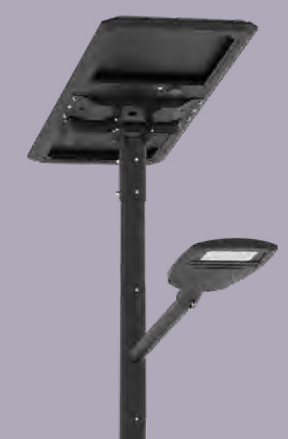 [SSLXPRO 6K 135 Wc]  Module solaire Monocristallin Technologie TOP CON : 135 Wc orientable à 360° incliné à 30 degrés /  Batterie LIFEPO4 : 627 Wh / Système intelligent de gestion D4I / Nœud Zhagha D4I de gestion à Distance / Decteur de présence Zhaga D4I en option fixation sous le luminaire / 1 luminaire