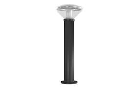 [VANDAL B80 180° 2700K]  Borne solaire IK10+ et IP68 / Module solaire 6,3 Wc / Batterie LIFEPO4 : 38 Wh / Détecteur de Présence Radar / Tube entraxe 200x200 en aluminium
