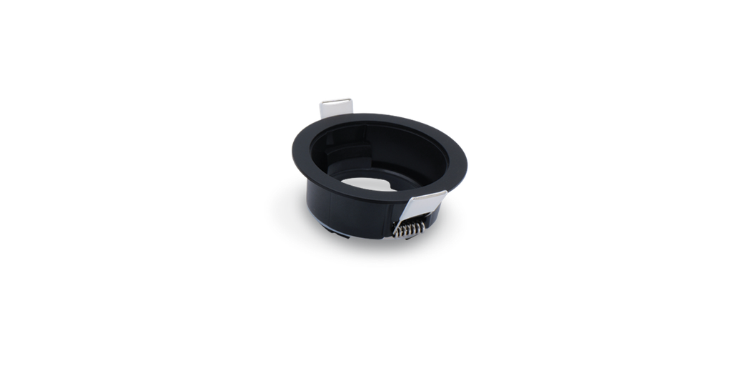 Collerette Rond Noir pour Downlight GASPARD 7W