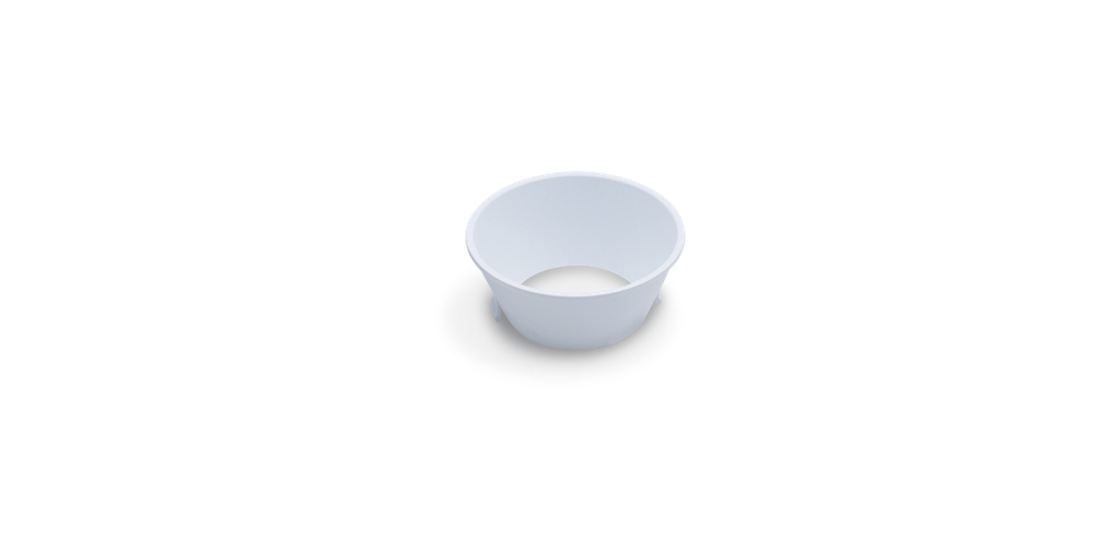 RÉFLECTEUR ROND BLANC POUR DOWNLIGHT GASPARD 7W