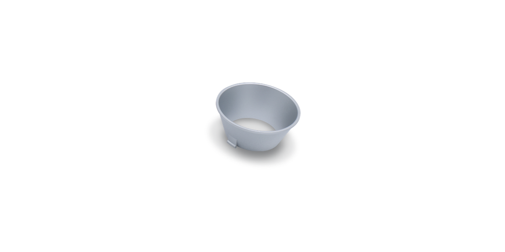RÉFLECTEUR ROND GRIS POUR DOWNLIGHT GASPARD 7W