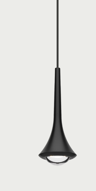 RAIN SUSPENSION Black / Matte Black 2700K 220-240V