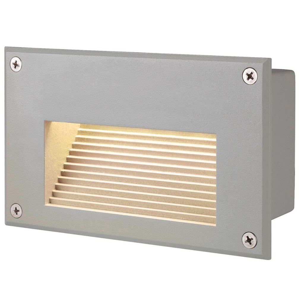 Applique encastrée outdoor BRICK DOWNUNDER LED 3000 K IP54 rectangulaire gris