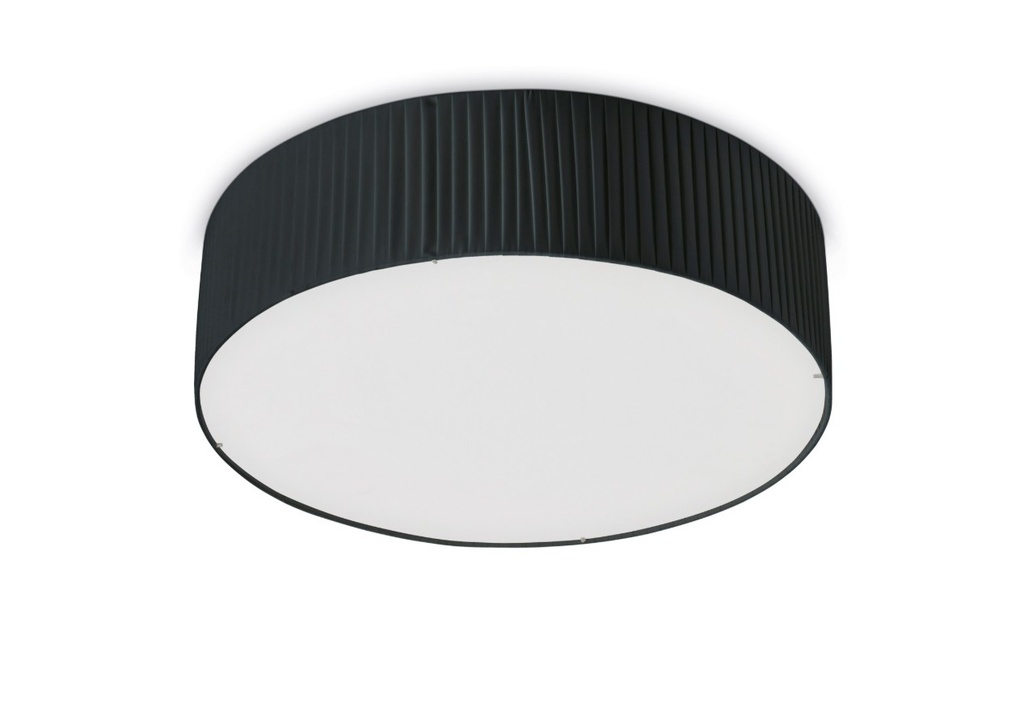 Montage en surface VORADA LED SMD 29W 4000lm CRI80 3000K Ruban enveloppé noir