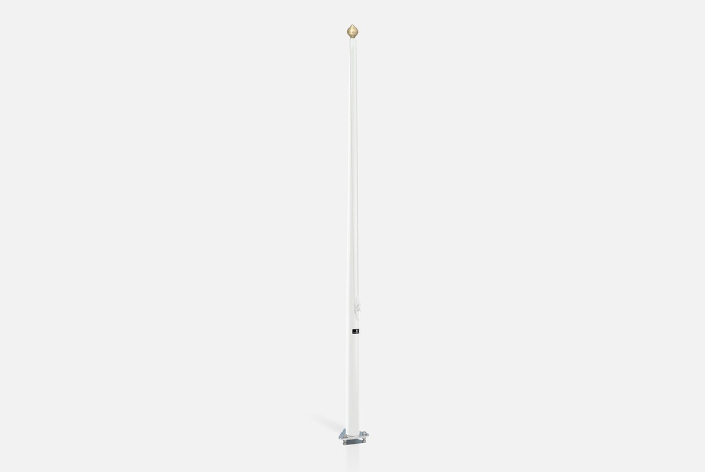 Mats pour drapeau et sapin composite blanc 8M 