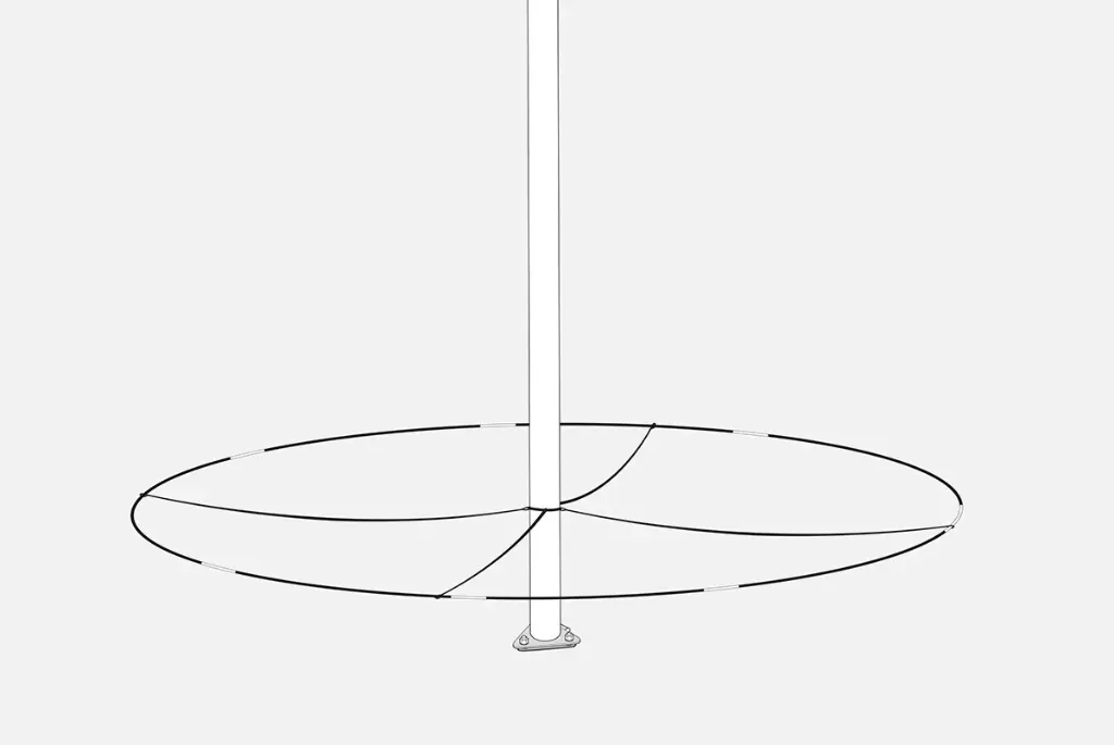 anneau pour mat drapeau Christmas Light Glimma 6-12 m