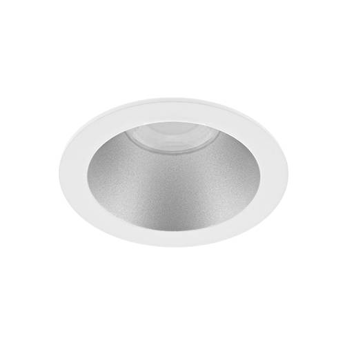 BORA RDH EVO 7W 800Lm 60° IP65 DIM Blanc mat - Argent