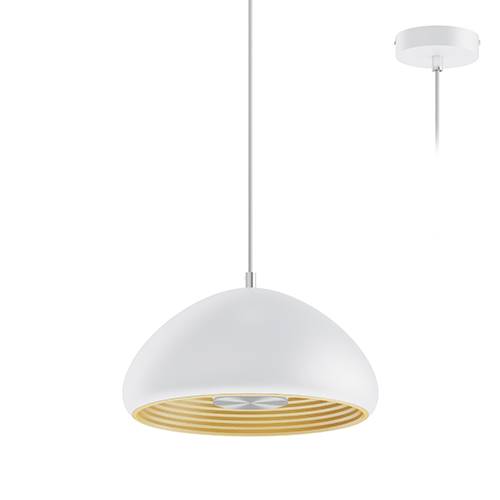 HUBA P 15W 3000K 1600Lm 120° DIM Blanc mat - Doré