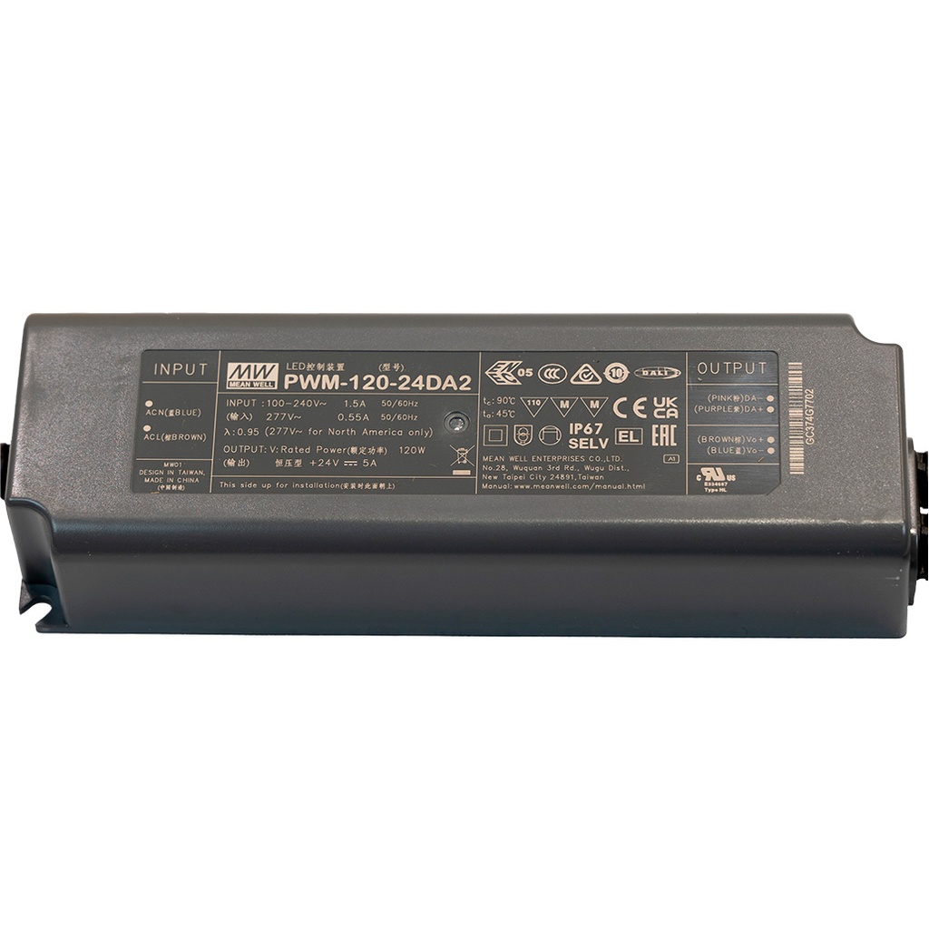Alim. LED 120W DC24V Dimmable DALI IP67
