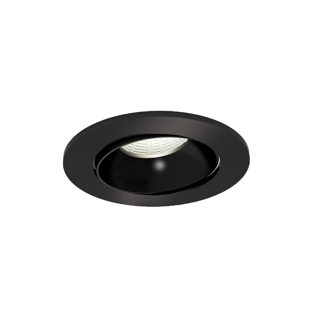 ARGELES Encastrés 4000K Noir structuré Ressorts AC230V 7W 36° IP20